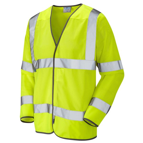 Leo S04 Fremington Coolviz Long Sleeve High Vis Vest