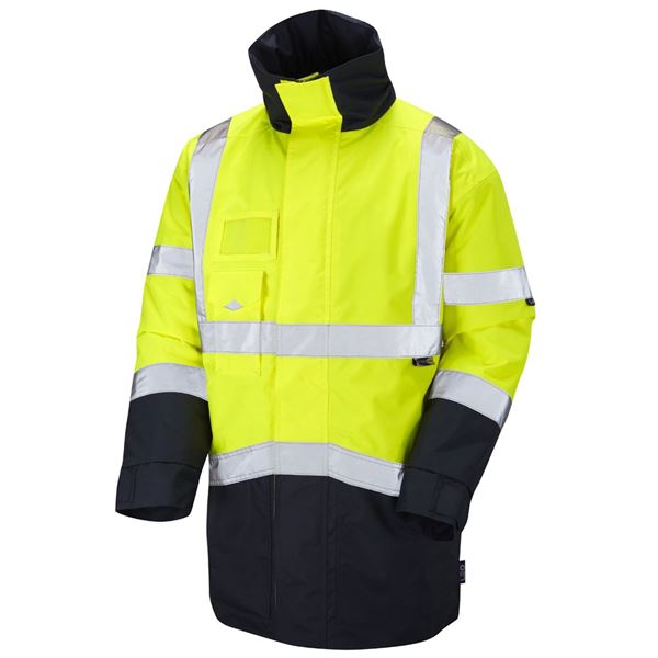 Leo A03 Marwood High Vis Yellow Stormcoat