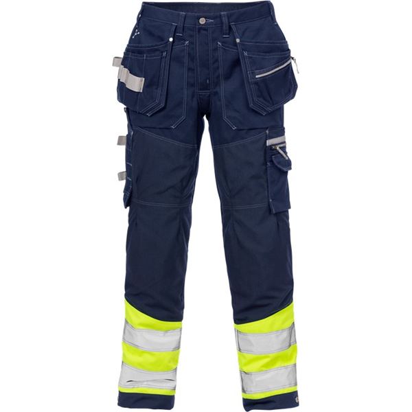 Fristads High vis Gen Y craftsman trousers cl 1 2127 CYD