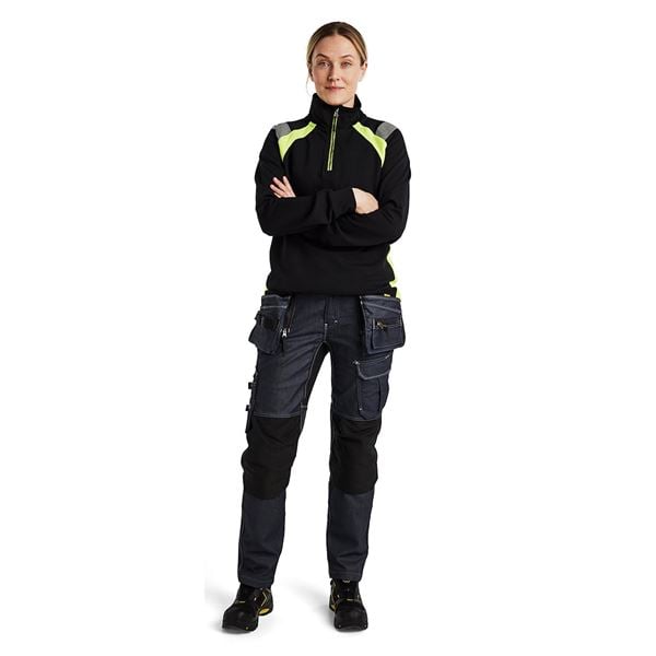 Blaklader 3403 Womens Half-zip Sweatshirt
