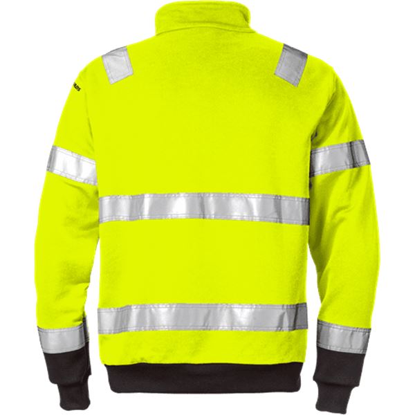 Fristads High Vis Half Zip Sweatshirt 728