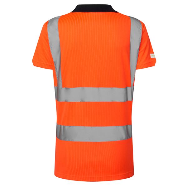 Leo PL01 Lana Womens EcoVis Short Sleeve Polo Shirt