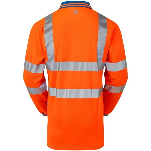 Pulsar PR470-CRS High Vis Orange Polo with Cut Resistant Sleeves