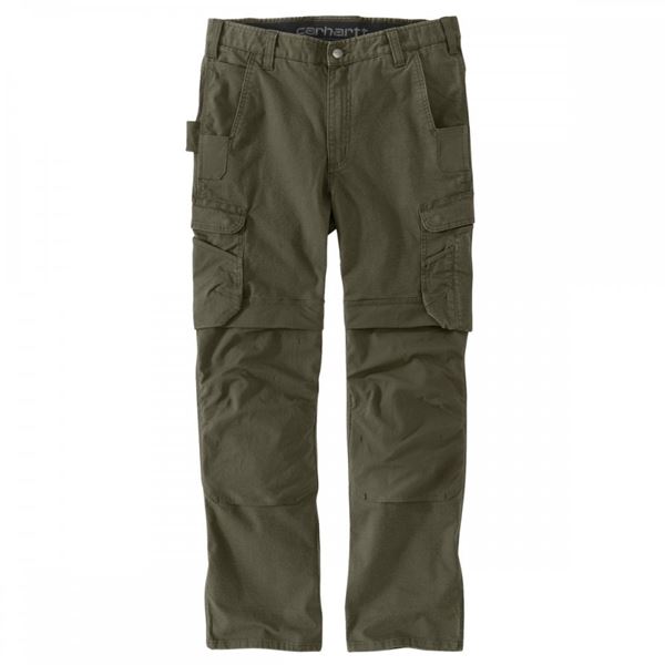 Carhartt Steel Rugged Cargo Work Trousers Relaxed Fit Straight Leg