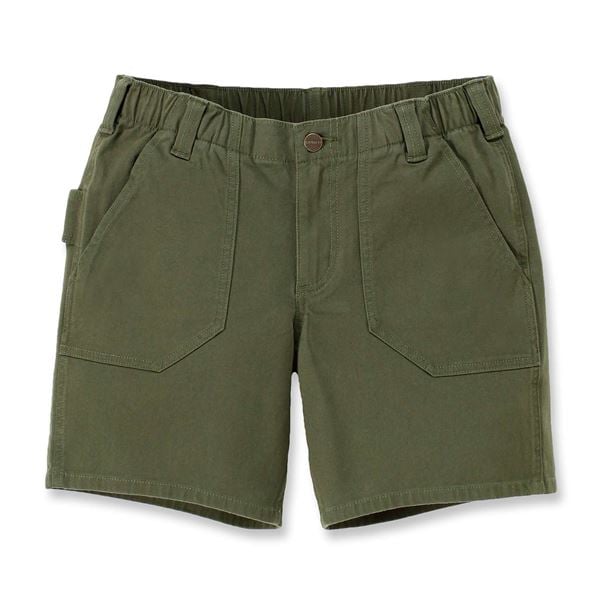 Carhartt Womens Stretch Canvas Relaxed Fit Shorts