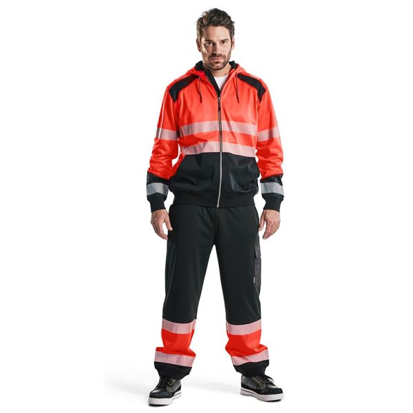 Blaklader 3546 High Vis Hooded Sweatshirt