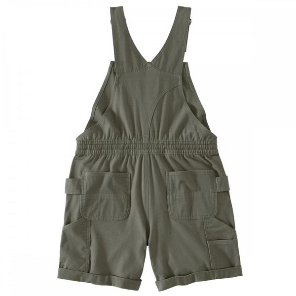 Carhartt Womens Ripstop Short Overalls