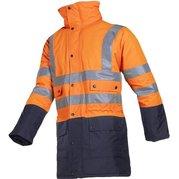 Sioen Stormflash 2006 Orange Navy High Vis Jacket