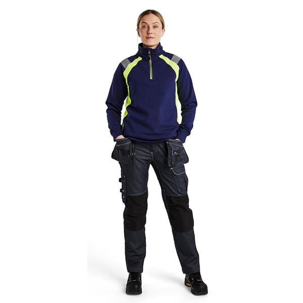 Blaklader 3403 Womens Half-zip Sweatshirt