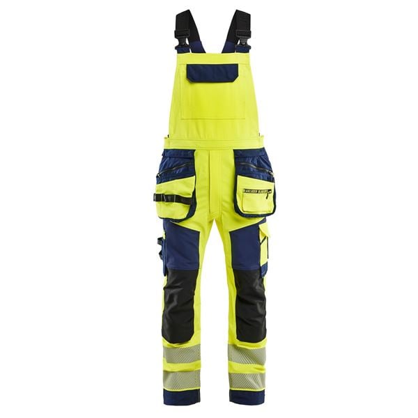 Blaklader 2626 Hi-Vis Stretch Bib and Brace Overalls