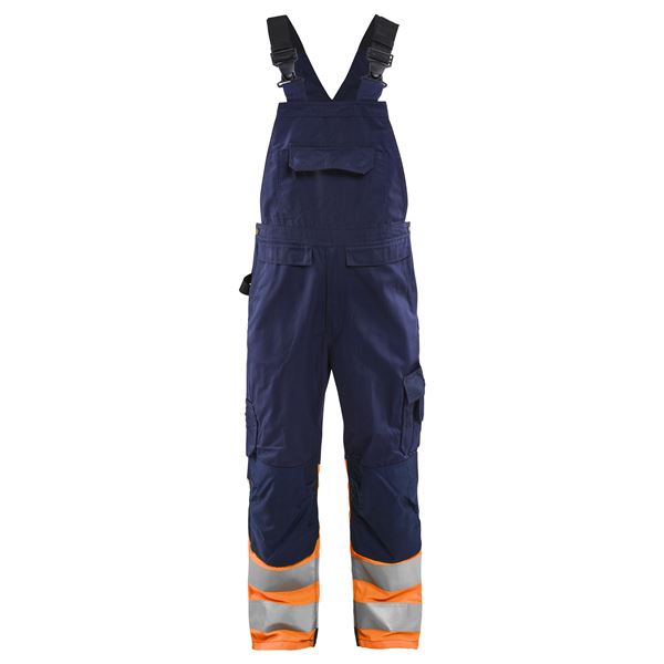 Blaklader 2662 Hi-Vis Bib And Brace Overalls