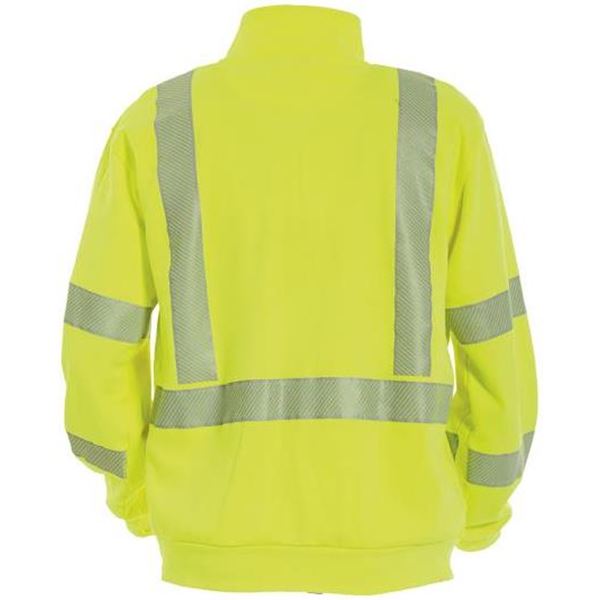 Tranemo 5070 High Vis Yellow Arc Sweatshirt