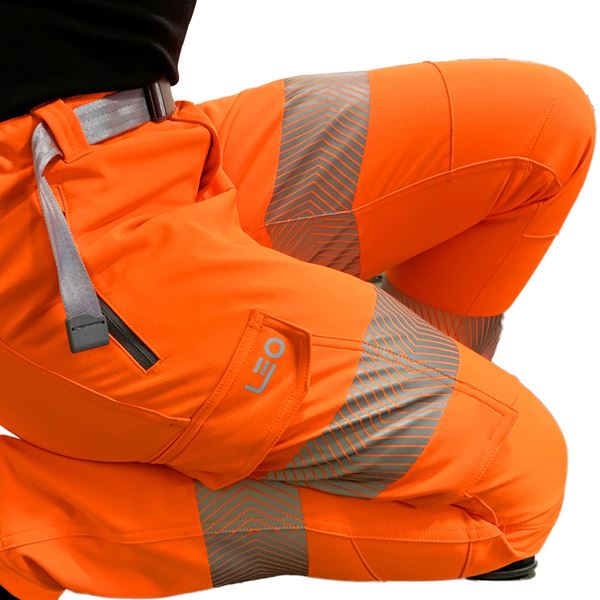 Leo WTL01 Starcross Womens Stretch High Vis Trouser