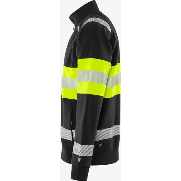 Fristads 7531 High Vis Stretch Sweatshirt Jacket