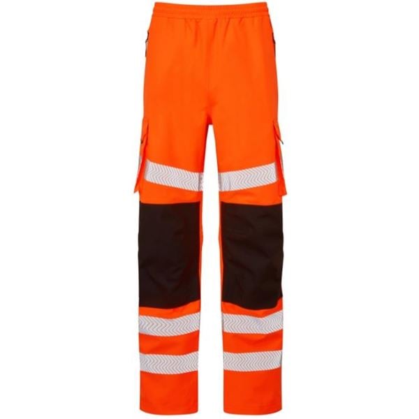 Pulsar Life LFE907 Waterproof High Vis Orange Overtrouser