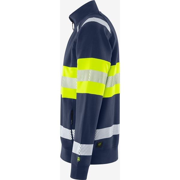 Fristads 7531 High Vis Stretch Sweatshirt Jacket