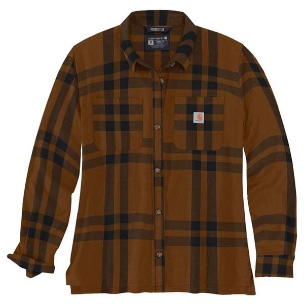 Carhartt Womens Loose Fit Flannel Shirt