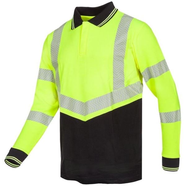Sioen 542A Ardva High Vis Yellow Arc Polo Shirt