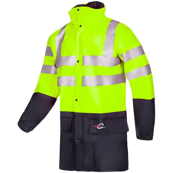 Sioen Flexothane 4303 Essential Carmaux High Vis Rain Jacket
