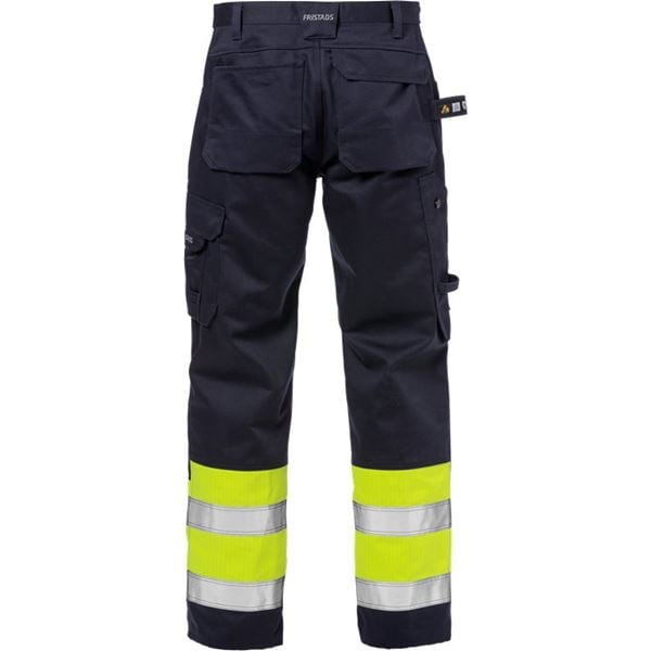 Fristads 2586 High Vis Yellow FR Work Trousers