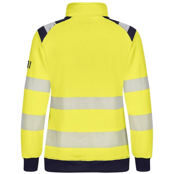 Tranemo 433626 Womens Hi Vis Zipped Sweatshirt