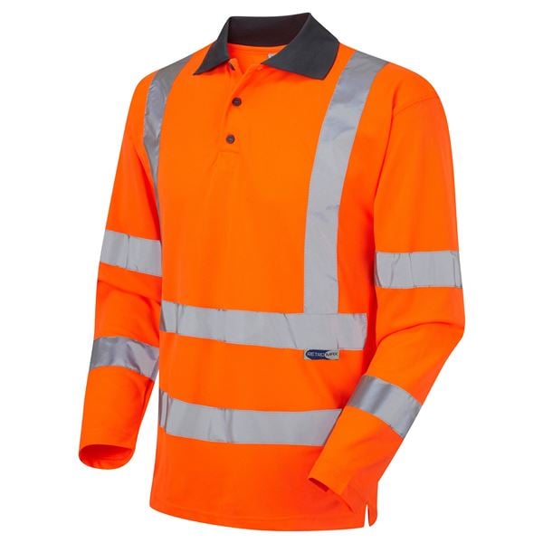 Leo P06 Woolsery High Vis Ecoviz Polo Shirt