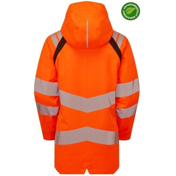 Pulsar Life LFE969 Womens High Vis Orange Insulated Jacket