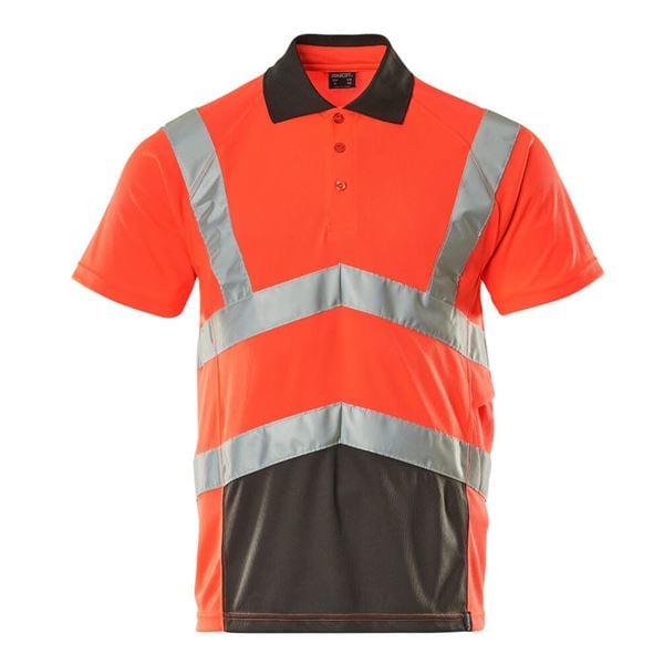 Mascot 50117 Hi Vis Red Polo shirt