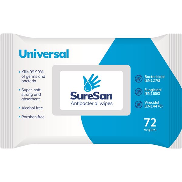 SureSan OJH-13559 Virucidal Wipes