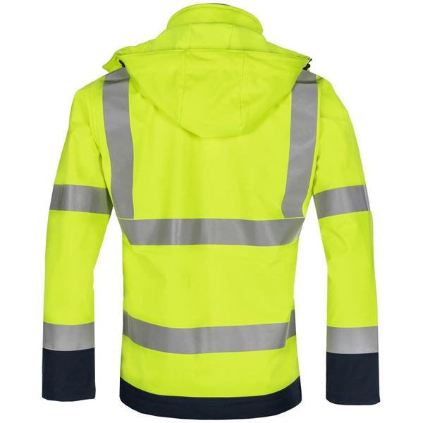 Sioen Fuller 9933 Soft Shell High Vis Yellow Jacket