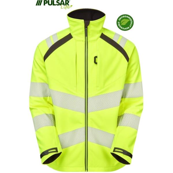 Pulsar Life LFE965 Womens High Vis Yellow Soft Shell Jacket