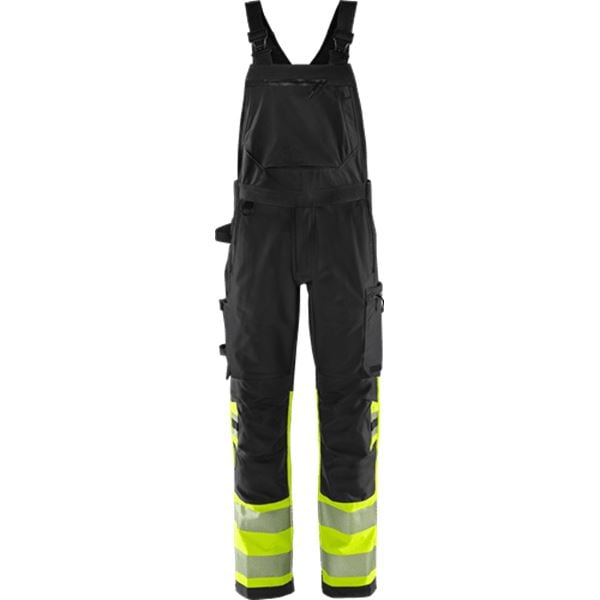 Fristads 1032 High-vis Stretch Bib and Brace Overalls