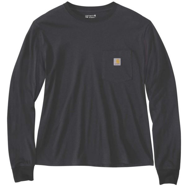 Carhartt Womens Loose Fit Long Sleeve Pocket T-shirt