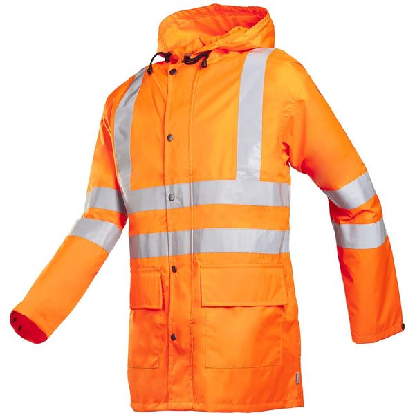 Sioen Monoray 198 High Vis Orange Waterproof Jacket