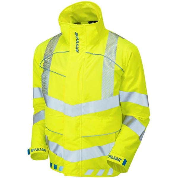 Pulsar EVO103 High Vis Yellow Bomber Jacket With Hood