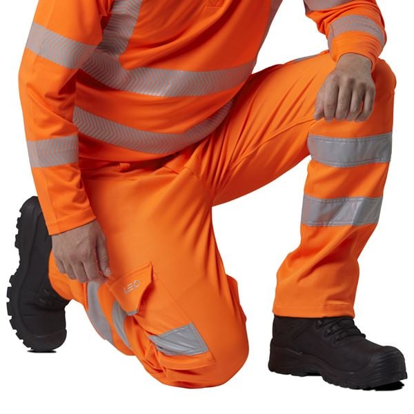 Leo CT04 Kingford Stretch High Vis Trouser