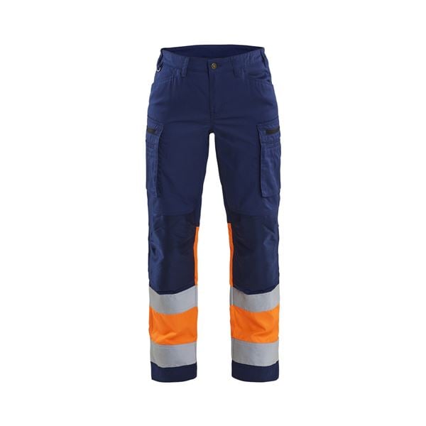 Blaklader 7161 Womens High Vis Yellow Stretch Trouser