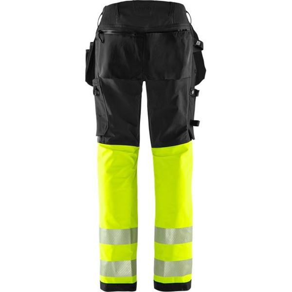 Fristads 2663 Womens High-vis Green Craftsman Stretch Trousers
