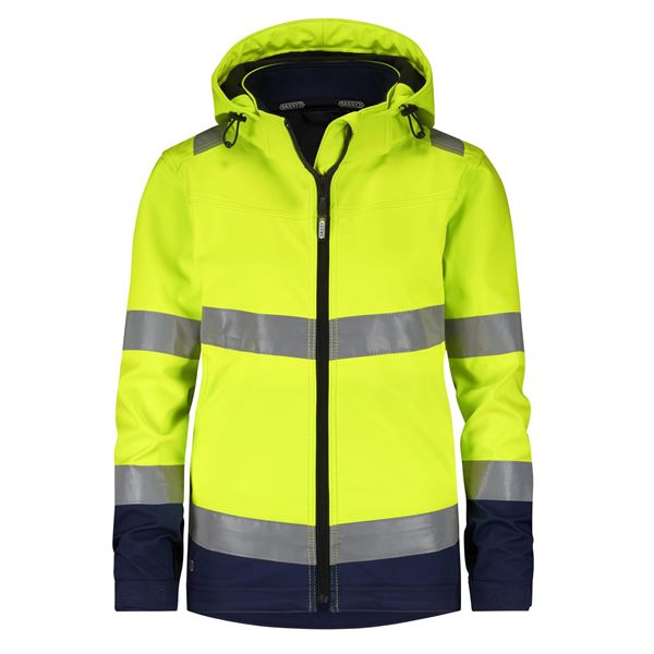 Dassy Malaga Womens High Vis Soft Shell Jacket
