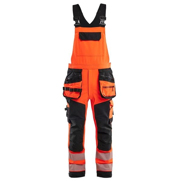 Blaklader 2626 Hi-Vis Stretch Bib and Brace Overalls