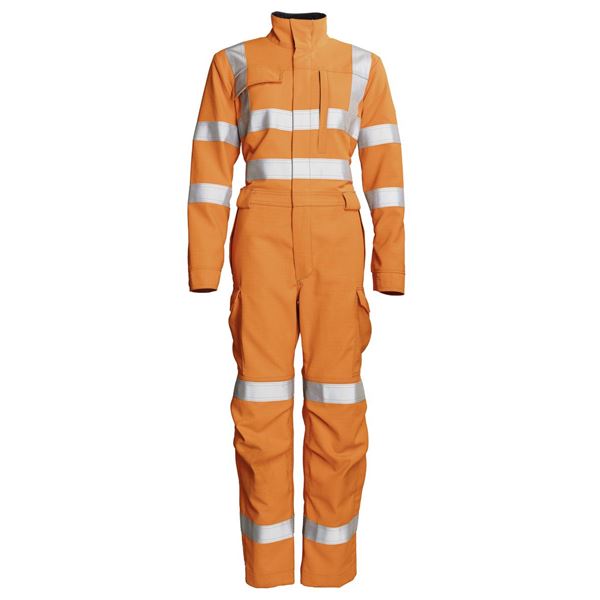 Tranemo 6118 Orange Hi Vis Womens Arc Overalls