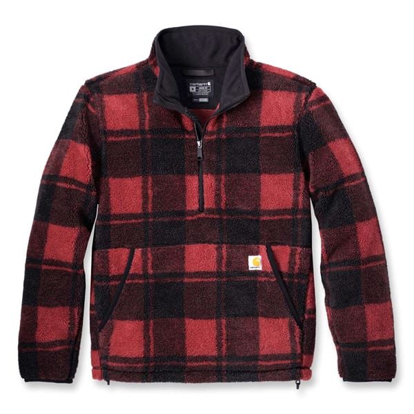 Carhartt Quarter Zip Sherpa Fleece Pullover Loose fit