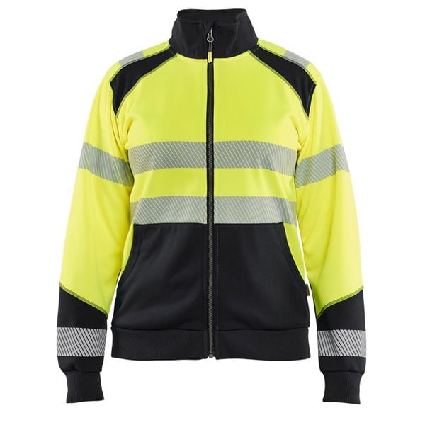 Blaklader 3508 Womens Hi-Vis Zipped Sweatshirt