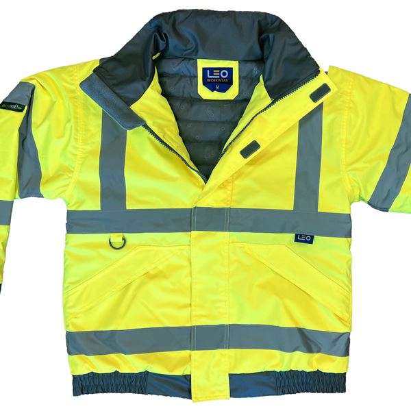 Leo J01 Chivenor High Vis Bomber Jacket