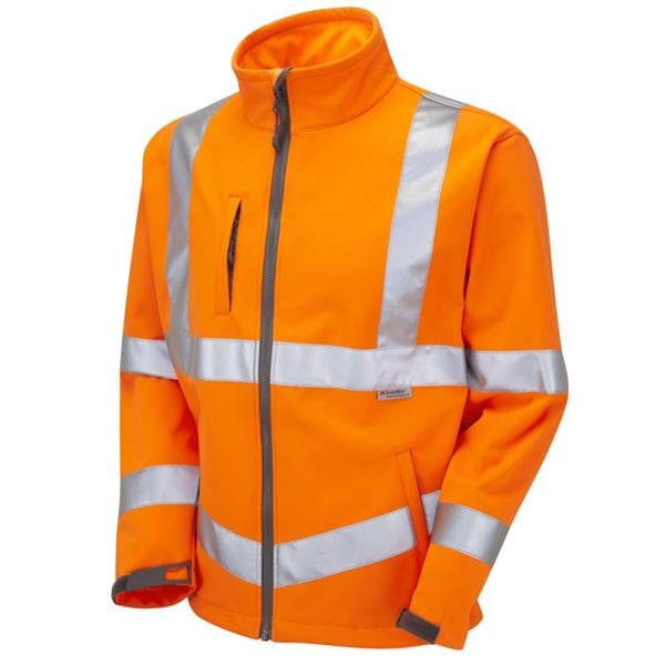 Leo SJ01 Buckland Softshell High Vis Jacket