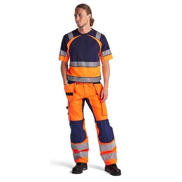 Blaklader 1552 High Vis Stretch Trouser