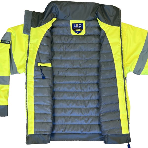 Leo J01 Chivenor High Vis Bomber Jacket