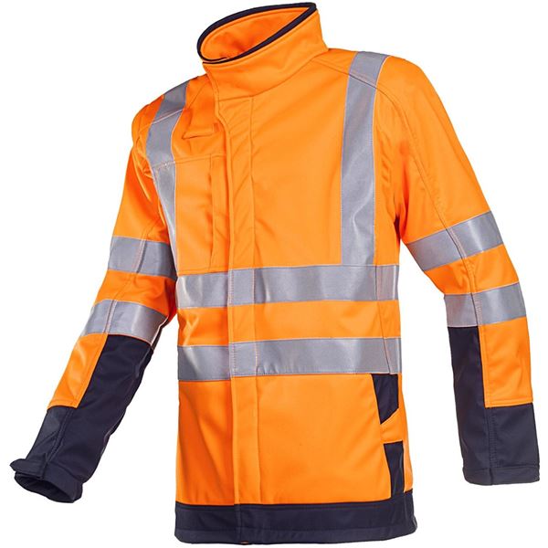 Sioen Playford 9633 Orange High Vis Arc Protection Soft Shell
