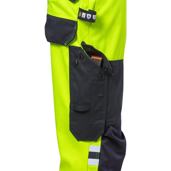 Fristads Flamestat 2161 FR Arc High Vis Yellow Stretch Trousers
