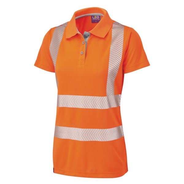Leo PL03 Pippacott Womens High Vis Polo shirt